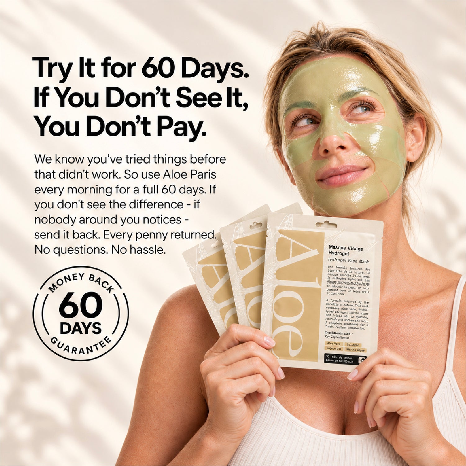 Anti-Aging Collagen Face Mask