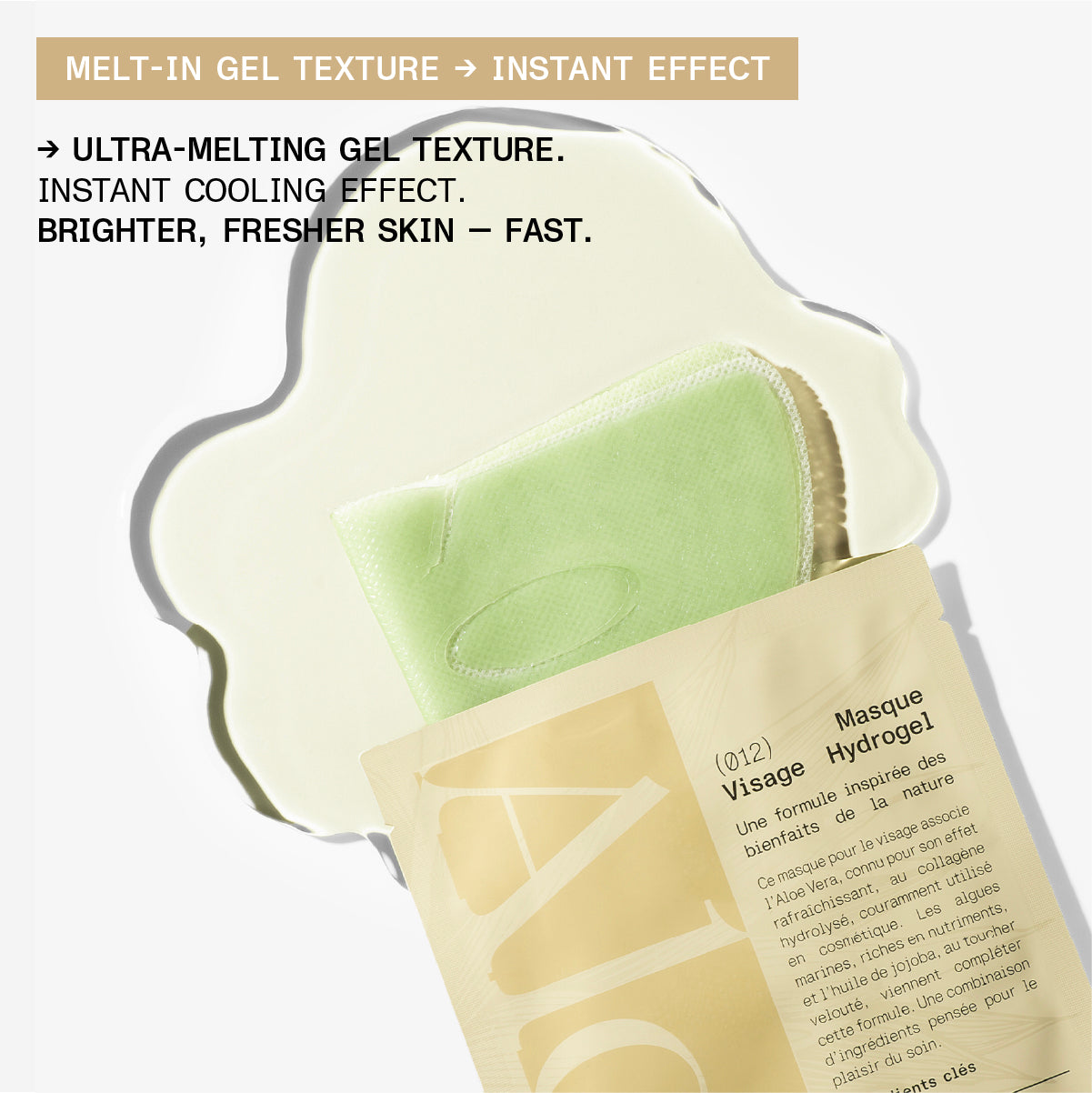 Hydrogel Plumping Face Mask - Aloe Vera & Collagen